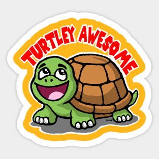 Turtley Awesome Sticker